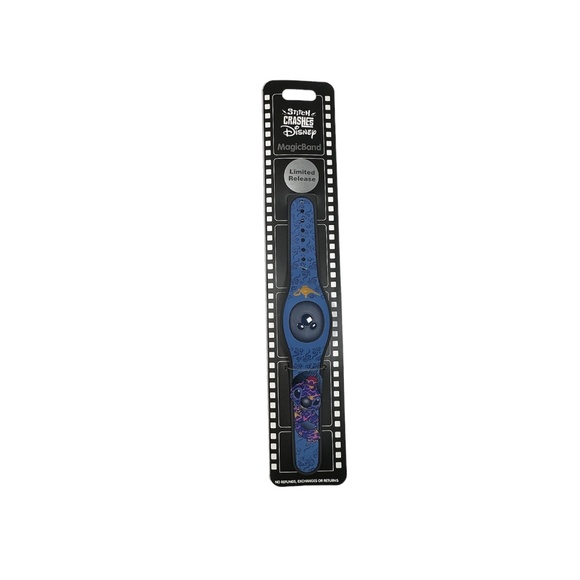 2021 Disney Parks Stitch Crashes Disney Aladdin Link It Later Magic Band - Picture 1 of 1